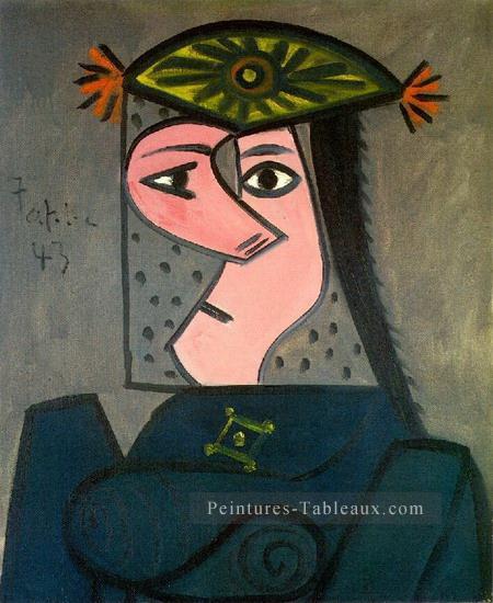 Buste de la femme R 1943 cubisme Pablo Picasso Peintures à l'huile